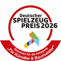 Ein DIY Nähbaukastenset von cuci cuci ist nominiert für "Deutscher Spielzeugpreis 2026" in der Kategorie "Für Künstler & Baumeister"