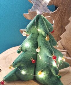 DIY Tannenbäumchen mit Lichterkette im Set